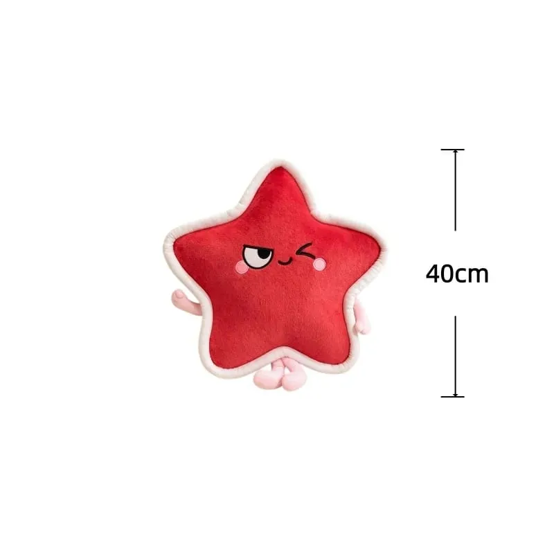 Five Pointed Star Plush Pillow 40/60cm Stuffed Cushion Squishy Sofa Cushion Adorably Home Decor Toys Creative Birthday Gifts — image 12