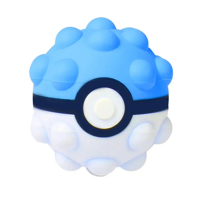Pokemon Decompression Toys 6styles Cute Poke Ball Pinching Chronic Rebound Toys Small Unzip Ball Portable Play Children Gifts — image 6