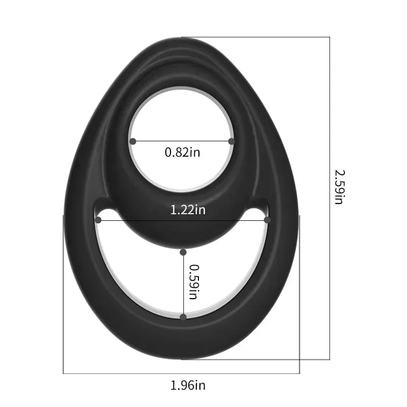 Cock Rings Silicone Ball Stretcher Delay Ejaculation TPE Penis Ring for Men Sex Toys Adjustable Semen Lock Ring SM Penis Sleeve — image 15