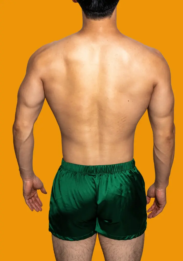 Men's Silk Smooth Sexy Boxers Underwear Low-Rise Lingerie Hot Cueca Masculino Inner Wear Underpants Stretch Loose Fit Sleepwear — image 6
