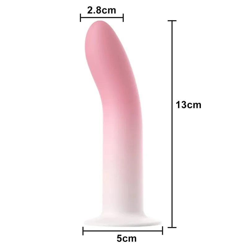 Flexible Liquid Silicone Dildo For Begginner Anal plug Prosate Massager G Spot Personal Massage Tool Suction Cup Female Sex Toy — image 9
