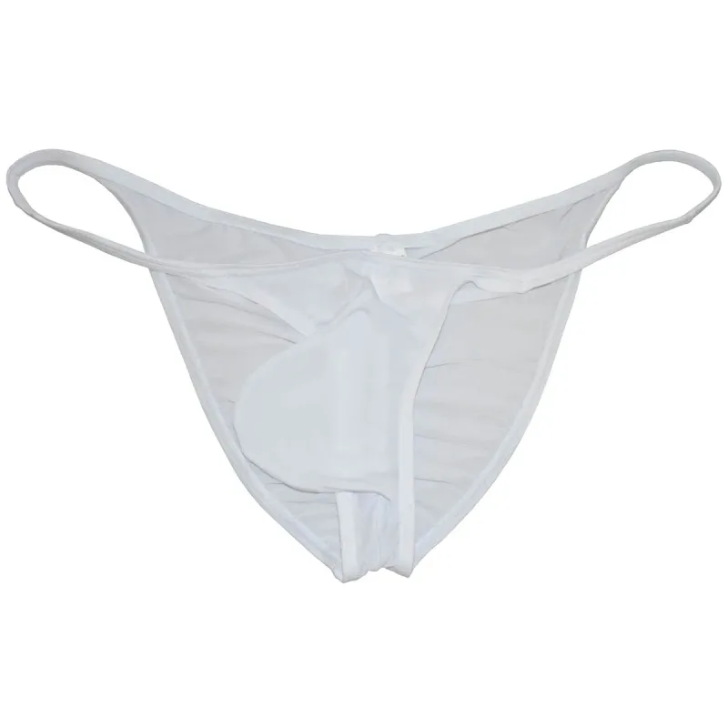 Men's Briefs Transparent Sexy Men Underwear Low Rise Beach Briefs Contour Pouch Tangas Quick-dry Underpants Stretchy Soft Briefs