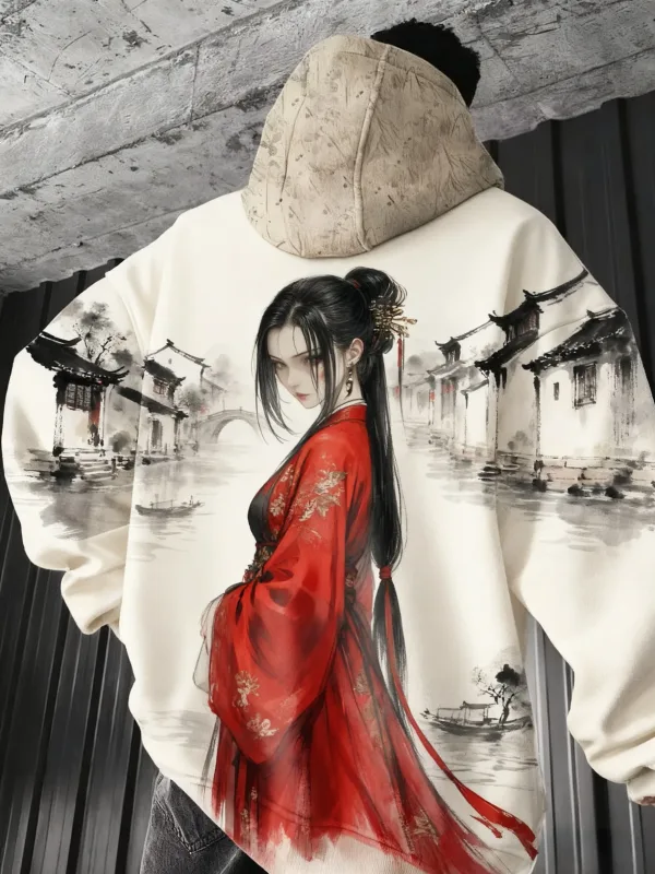 2026 quente anime menina volta padrão moletom casual manga longa com capuz pulôver impressão 3d topo moda oversized hoodies masculinos