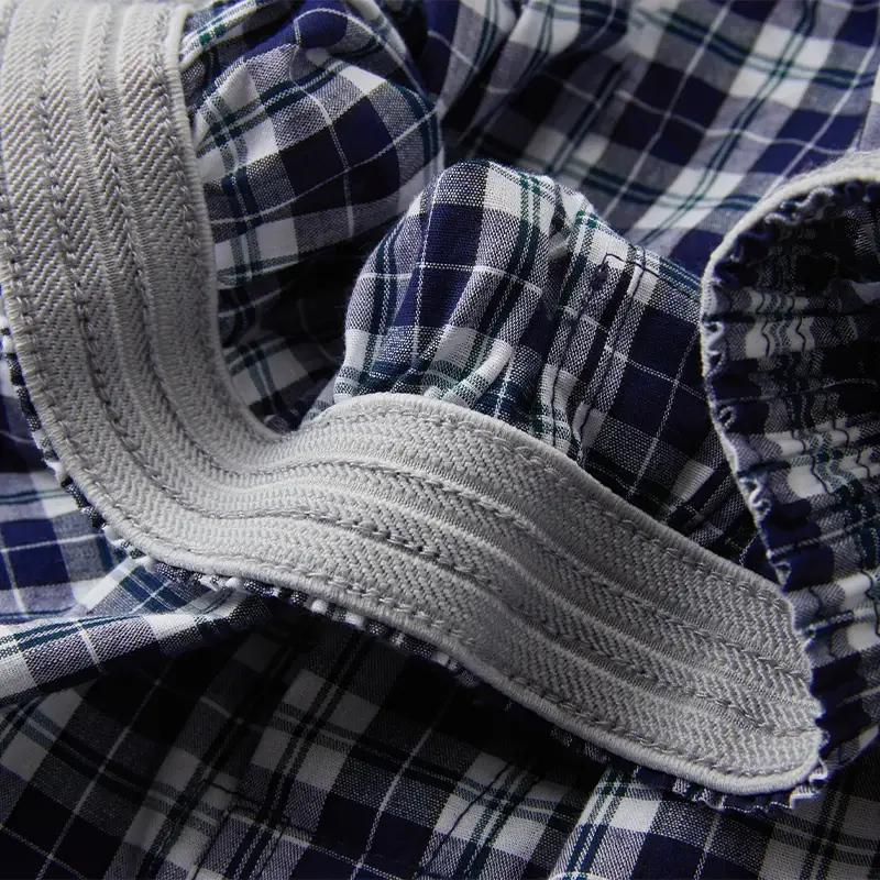3PCS Choice 100% Cotton Men'S Panties Man Plaid Same Style As Celebrity Underwear Man Boxers Sexy Lingerie Men'S Clothing — image 5