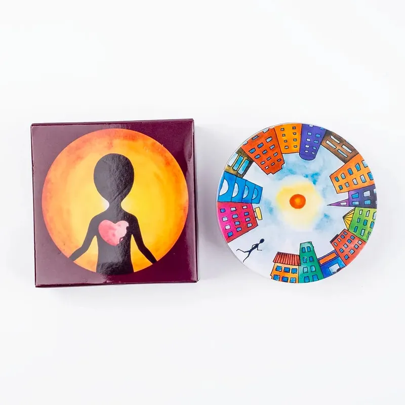 98 Karten Deck Psychologie 8,4 x 8,4 cm Tarot Freizeit Unterhaltungsspiel Familientreffen Wahrsagerei Deck Brettspiel