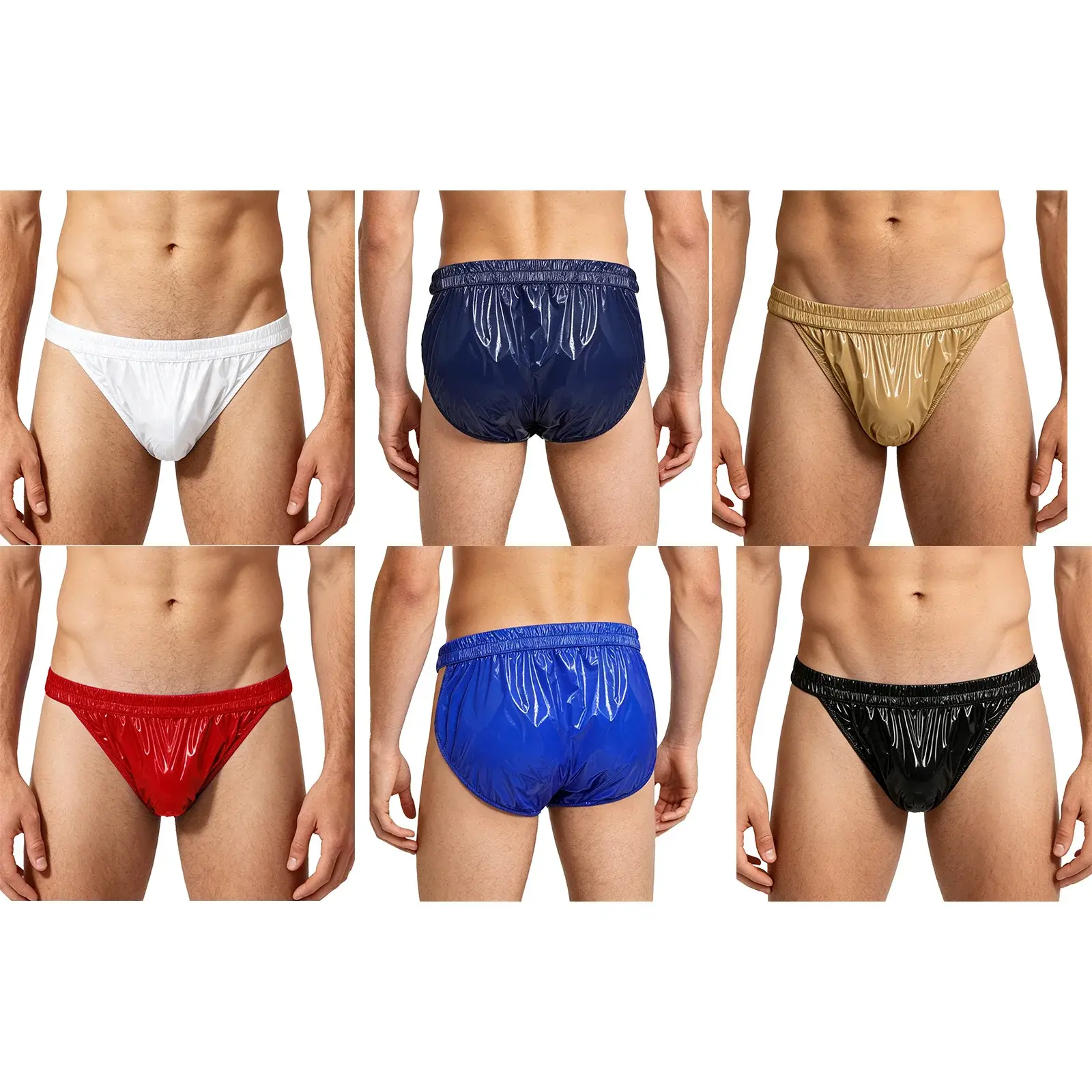 Wasserdichte Herren-Badehose, elastischer Bund, Bikini-Slip, Badehose, Schwimmen, Surfen, Sonnenbaden, Badebekleidung, Badeanzug — image 6