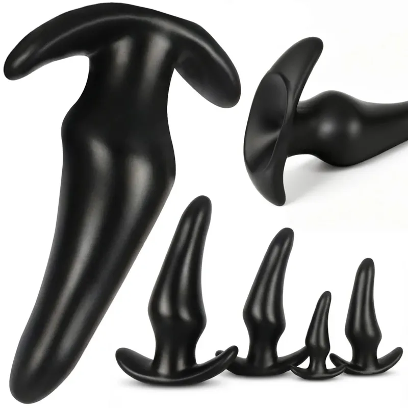 Plug Anal en Silicone souple, 3 tailles différentes, stimulateur, jouets sexuels pour adultes, masseur de Prostate Gay, entraîneur Anal — image 1