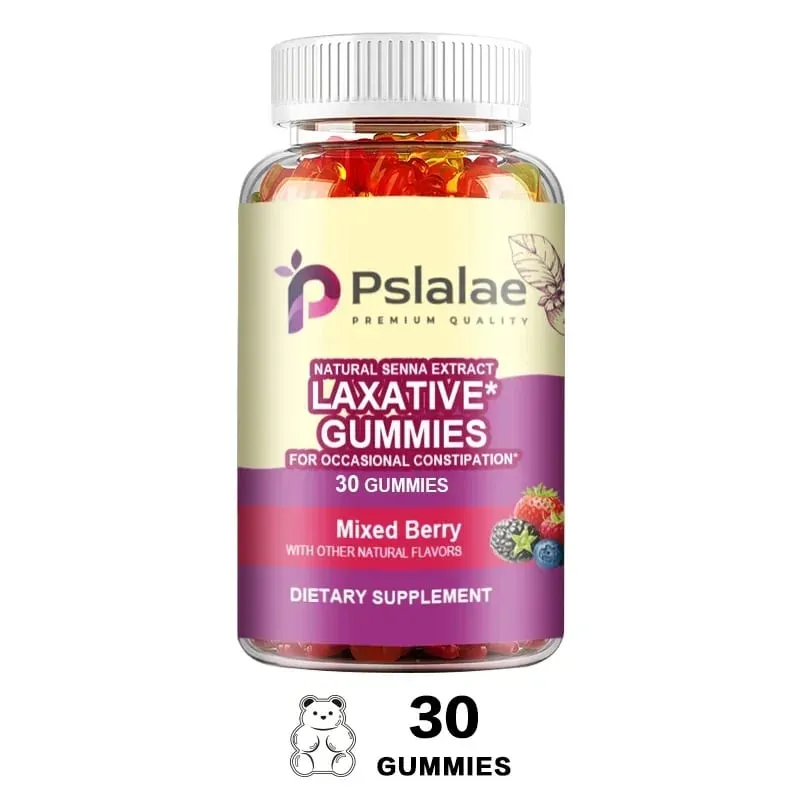Laxative Gummies - Supports Intestinal Health Boosts Metabolism Relieves Constipation Bowel Cleansing and Detoxification