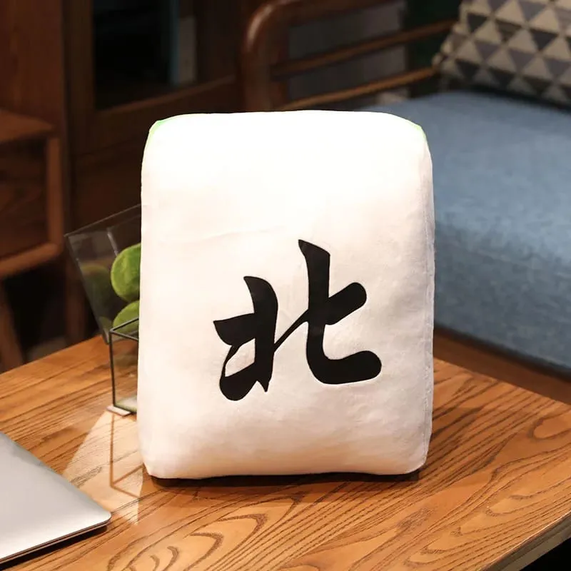 Hot 1pc Creative Mahjong Pillow Cushion Chinese Plush Toy Car Chair Backrest Mahjong Dice Funny Nap Pillow Sofa Home Decor Gift — image 23