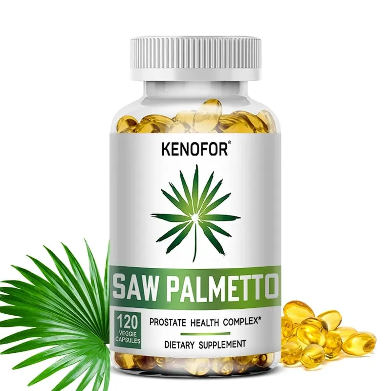 Saw Palmetto Extract Prostate Health Supplement Hair Growth Support To Help Maintain Normal Urination Frequency Vegan Capsules — image 1