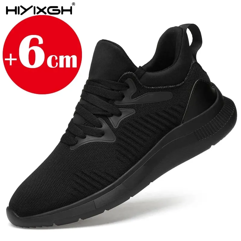 Adam yükseklik artışı için asansör ayakkabı 6 cm 8 cm 2025 Lüks Marka spor ayakkabı Hakiki Deri erkek Gizli Topuklu Rahat Ayakkabı Yükseklikleri