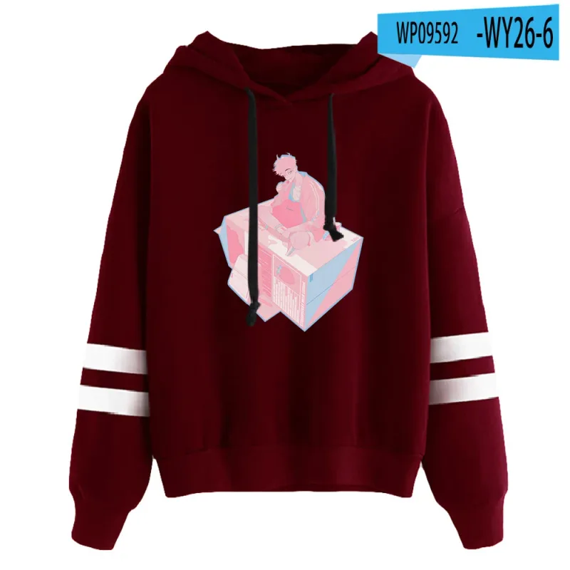Link Click Anime Hoodie Unisex Pocketless Parallel Bars Sleeve Sweatshirts Women Men Hoodies Harajuku Streetwear Fashion Clothes — image 13