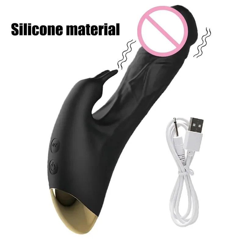 Large Dildo G Spot Vibrator Rabbit Clitoral Clit Stimulation Realistic Penis Sex Shop Sex Toy Adult Product Vibrador for Women — image 14