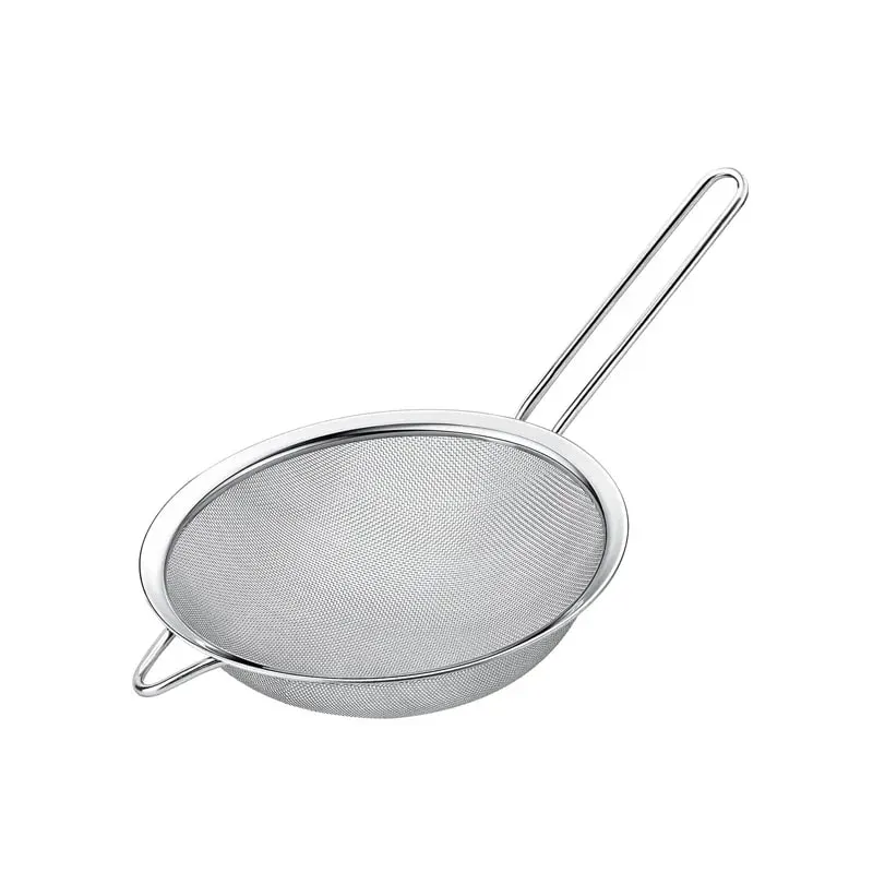 1-3Pcs Stainless Steel Wire Fine Mesh Oil Strainer Flour Colander Sieve Sifter Pastry Baking Tools Kitchen Accessories — image 3