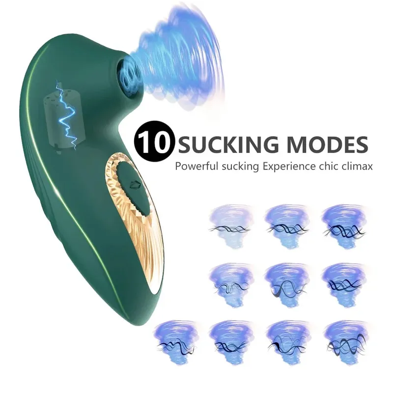 10 Mode Powerful Clit Sucker Vibrator for Women Sucking Clitoris Vacuum Stimulator Nipple Vibrating Female Sex Toy for Adult 18 — image 2