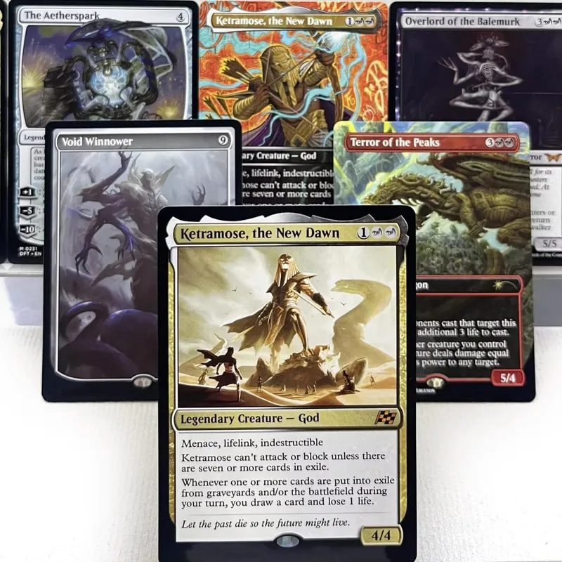 J25 INR FDN DFT DSKHOLO11-01 Tcg Proxy karty Edgar Markov Teror vrcholů Void Winnower The Aetherspark