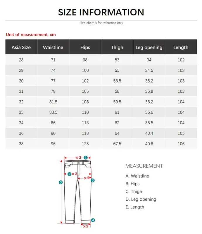 Men White Jeans Fashion Casual Classic Style Slim Fit Soft Trousers Male Brand Advanced Stretch Pants — image 8