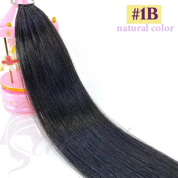 New Feather Hair Extensions 100% Human Hair Real Natural Hair Comfortable And Invisible Black Brown Blonde Straight