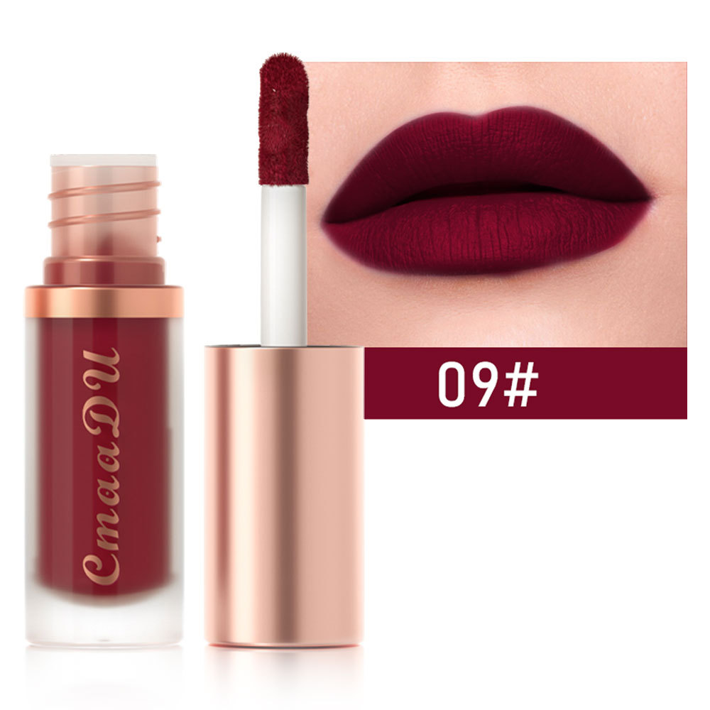 1pcs Waterproof Matte Velvet Lip Glaze Moisturizing Long Lasting Non-stick Cup Not Easy To Fade Lip Gloss Lipstick Makeup — image 11