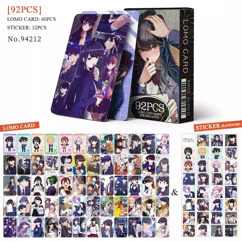 Anime atak tytanów‌ karta Lomo pocztówka zabawka Haikyuu aptekarz pamiętniki Honkai Star Rail karty kolekcjonerskie z naklejkami prezent