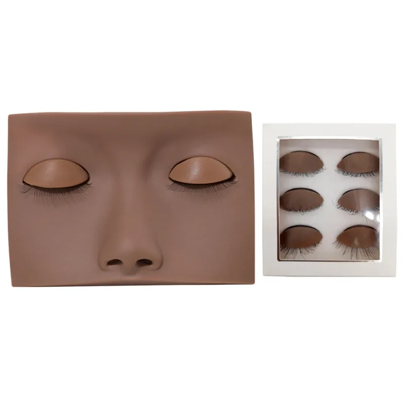 Wholsale Price Practice Lashing Eyelashes Mannequin Head Beginner Training Set Cosmetics Eye Lash Extension Supplies Mannequin — image 15