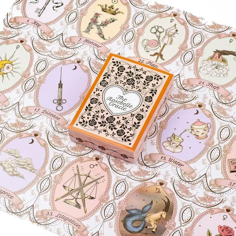 10.2*7.2Cm The Rosebelle Oracle cards A 65 Cards English Version Oracle Deck Divination Party Desktop Toy Entertainment — image 6