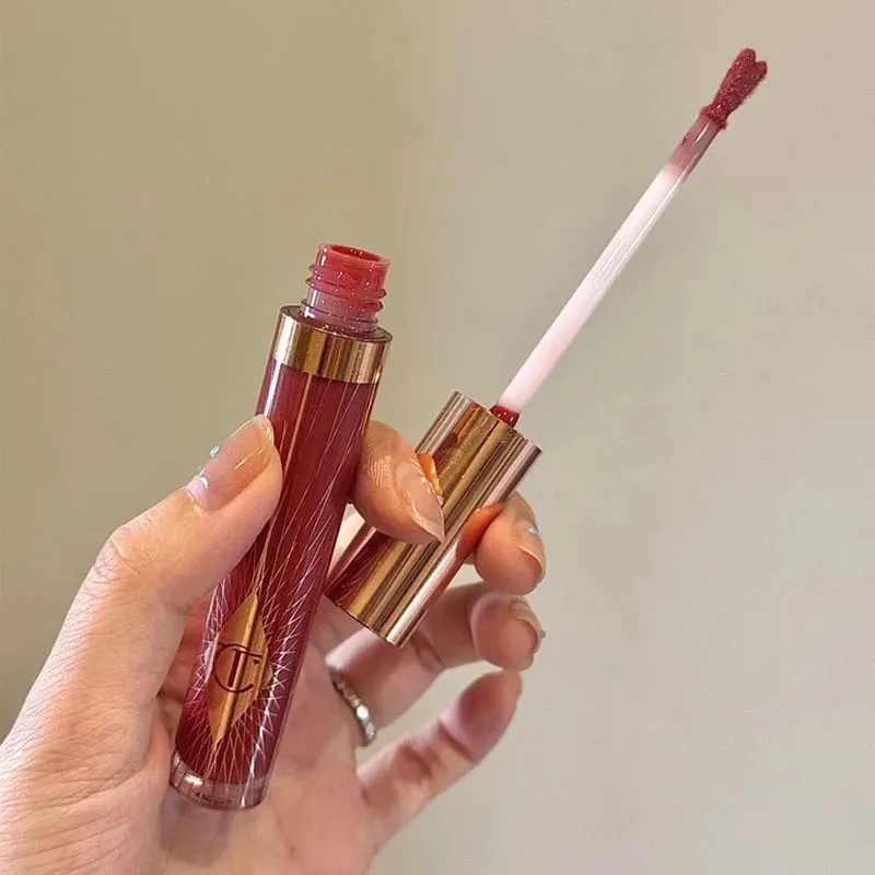 Charlotte 8-Color Hydrating Collagen Lip Gloss Lip Balm Jelly Fruit Flavored Lipstick Moisturizing Non Drying Lip Tilbury Makeup