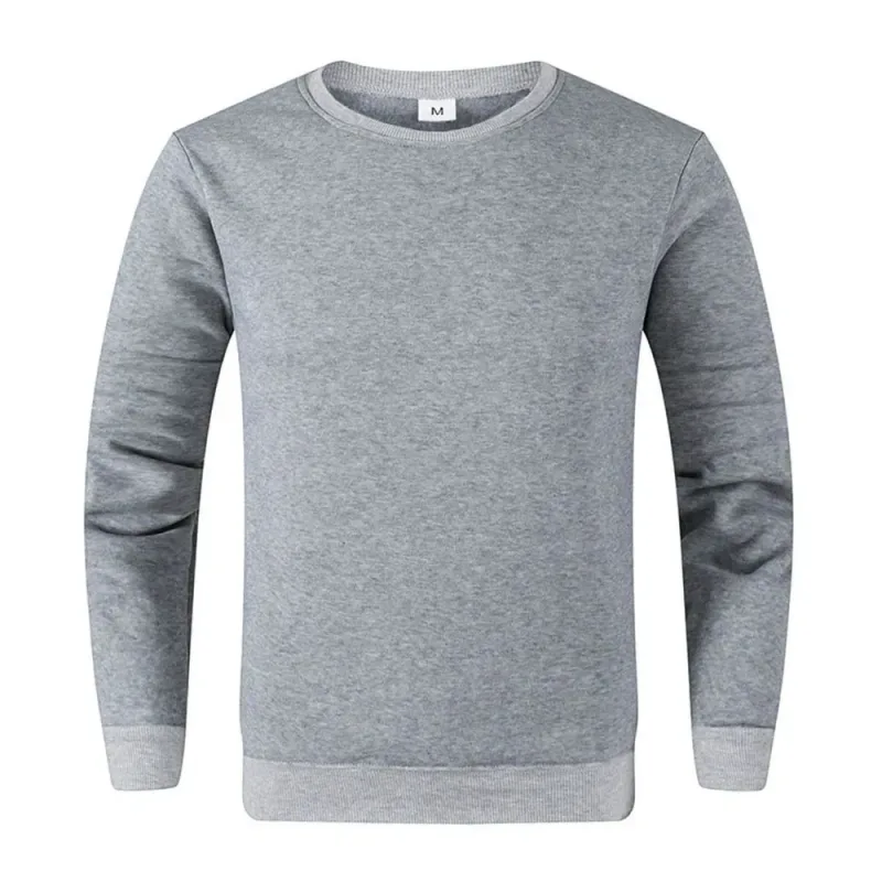 Men's Basic Pullovers Casual Sweatshirts for Men Women Solid Color Spring Autumn Hoodie Sports Long Sleeve Sweatshirt Techwear — image 9