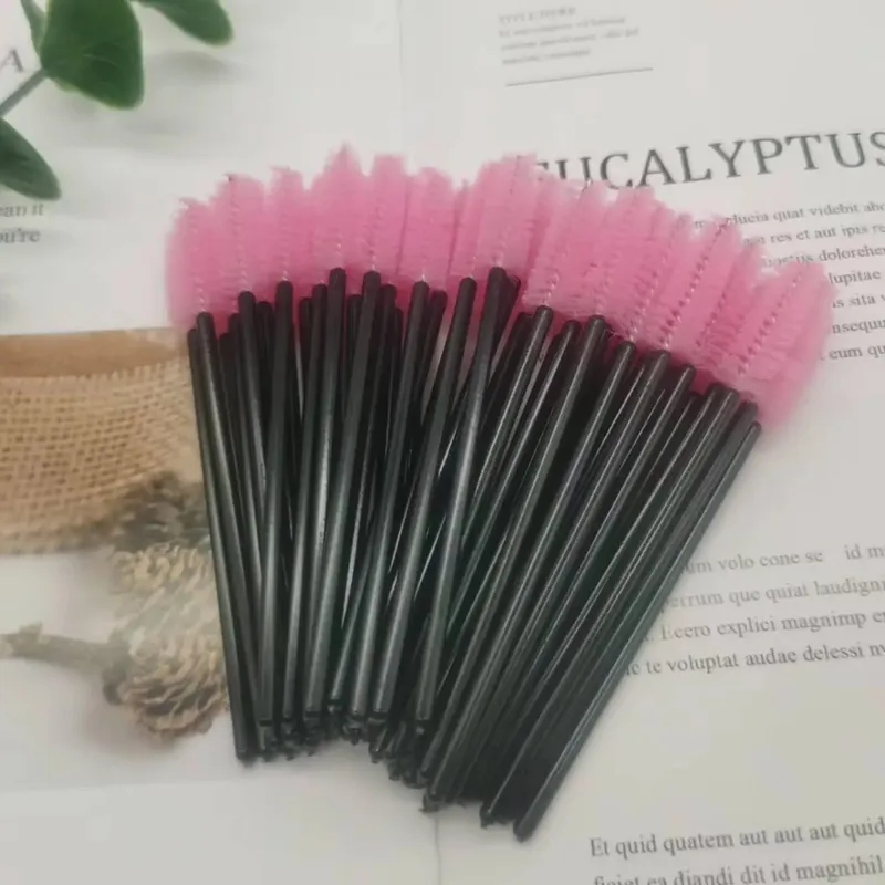 100/500pcs Disposable Eyebrow Eyelash Brushes Wands Eyelash Spoolies Applicator for Eyelash Extension Makeup Tool Wholesale
