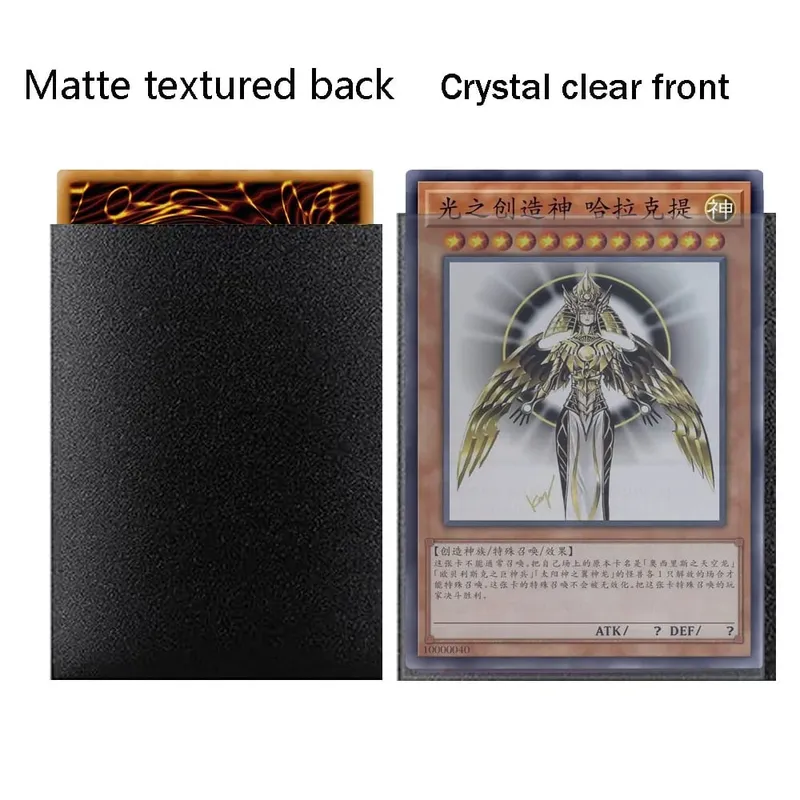 100 PCS 62×89mm Japanese Size Protective Sleeves for YGO Card Game Cards Frosted Card Sleeves Cover for Sports Cards — image 11