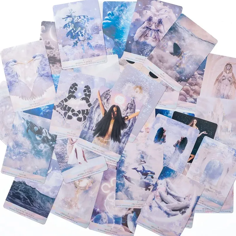 Pearl Wisdom Oracle Deck 10.4*7.3cm 44 Cards Delve Into The Ethereal Visuals Guiding You To Discover Deeper Significance — image 6