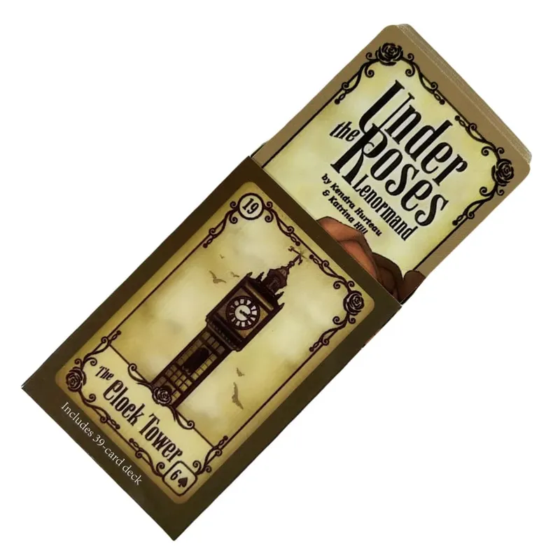 Under The Roses Lenormand Cards A 39 Oracle Cards Tarot English Divination Edition Deck Borad Games — image 3