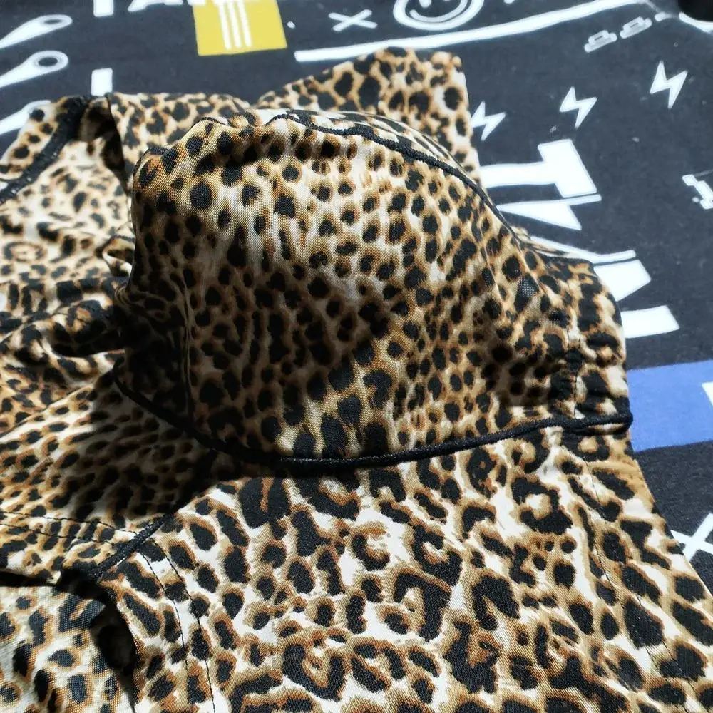Heiße Männer Niedrige Taille Sexy Leopardenmuster Boxershorts Bequeme Sommer Dünne Männliche Stamm Unterwäsche Plus Größe — image 6