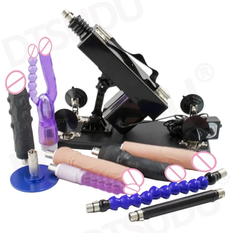 Sex Machine for Woman Adjustable Masturbating Pumping with 3XLR Accessories Sex Gun Love Machine for Men Adult Toys
