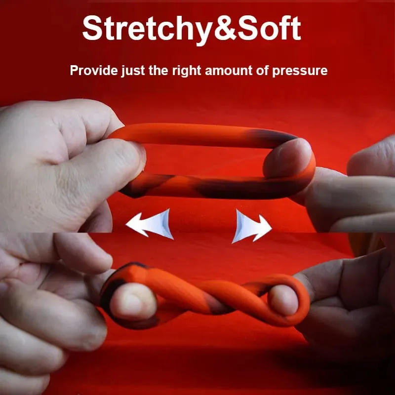Delay Ejaculation Erection Penis Cock Ring Silicone Cockring Penisring Soft Ball Stretcher Stretching Sex Toys for Men — image 5