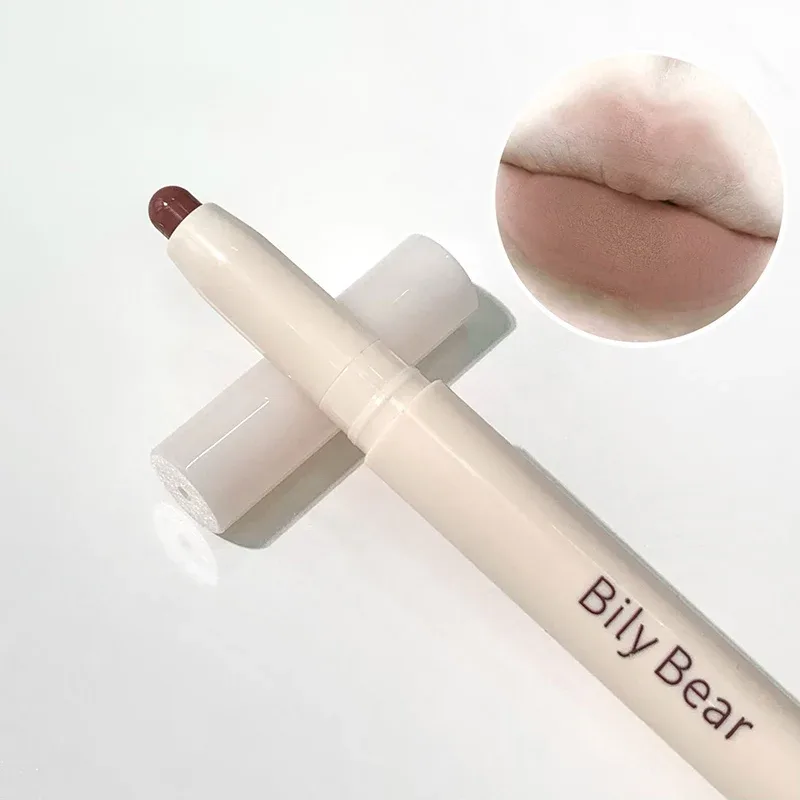 Nude Peach Lip Liner Pencil Smooth Matte Lipstick Pen Outline Lips Shape Round Tip Pink Lip Gloss Lasting Lipliner Pencil Makeup