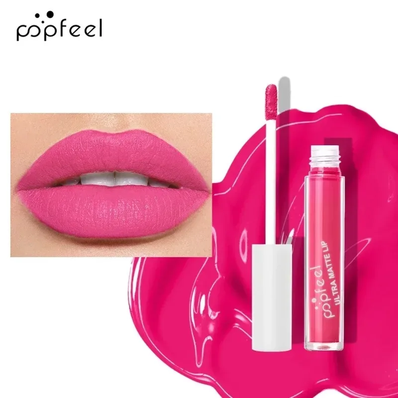Punk Matte Black Liquid Lipstick Waterproof Long Lasting Party Lip Gloss Personality Velvet Nude Lip Tint Halloween Lips Makeup — image 9