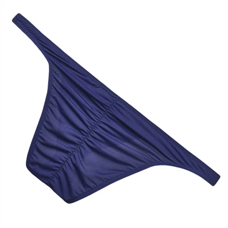Hommes Bikini slips sous-vêtements Sexy homme U poche hanche ascenseur caleçon maille respirant mâle Mini culotte Ropa intérieur Hombre Slips