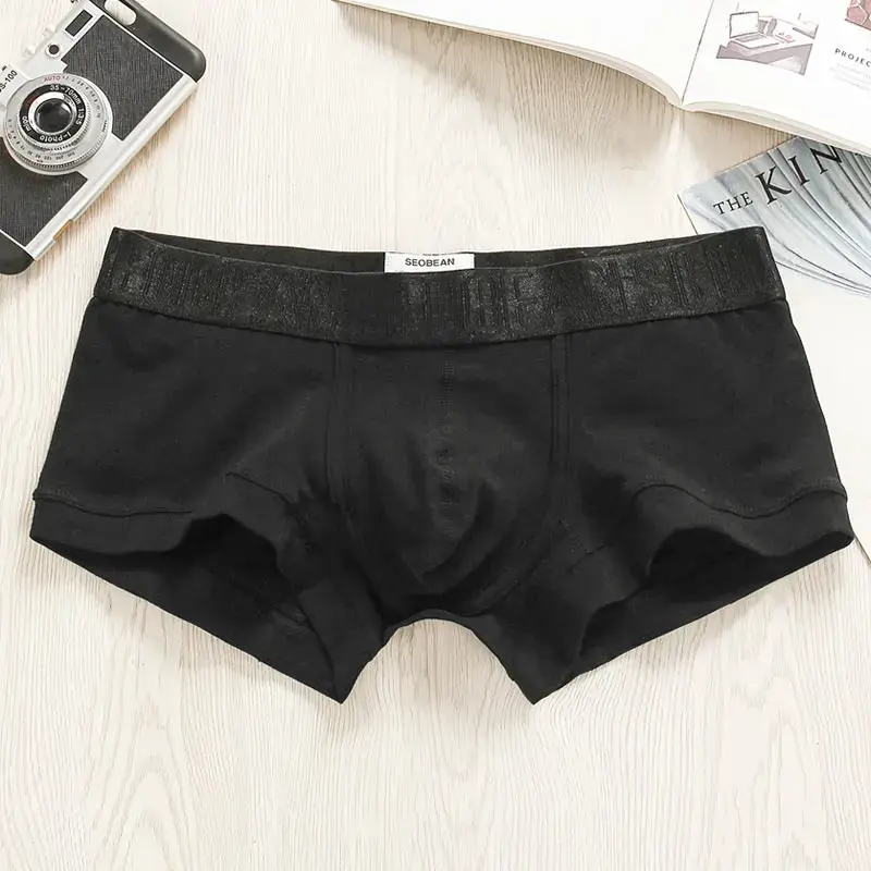 Men's Brief Soft Boxer Shorts Underpants Man Fashion Men's Boxer Panties U Convex Pouch Shorts Sexy Underwear For Male Plus Size — image 9