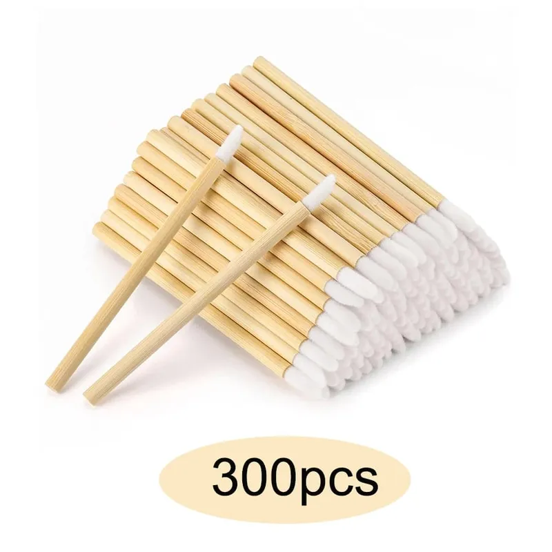 50/100/300pcs Eyebrow Eyelash Brushes Wooden Eyelash Spoolies Mascara Wands Lip Applicator for Eyelash Extension Makeup Tool — image 12