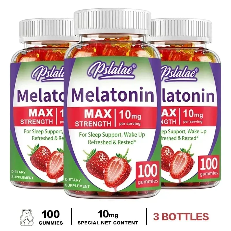 Melatonin Gummy - Support Deep Sleep Relieve Anxiety Improve Sleep Quality Enhance Immunity and Increase Mental Vitality