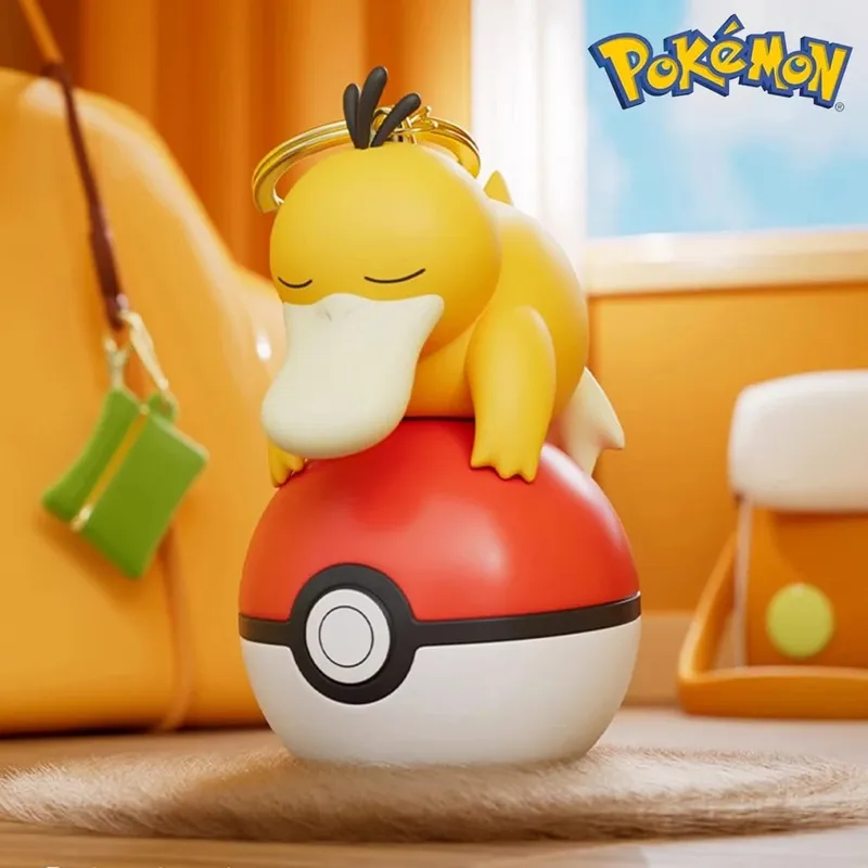 Pokemon น่ารักเรืองแสง Series Charm PokeBall พวงกุญแจตุ๊กตา Pikachu Piplup Bulbasaur Action รูปการ์ตูนกระเป๋าอุปกรณ์เสริมของขวัญ — image 6