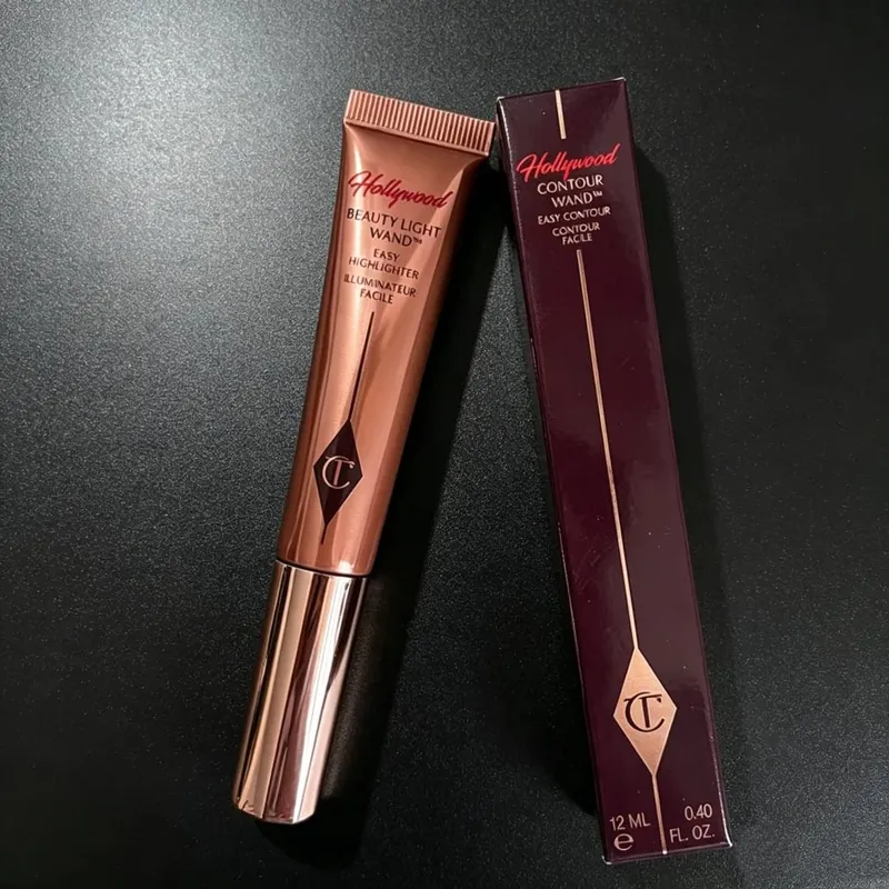 Charlotte Tilbury Liquid Contour Featherlight&Serum Foundation Luminous&Cream Blush Velvety Waterproof Smooth Blendable Makeup — image 12