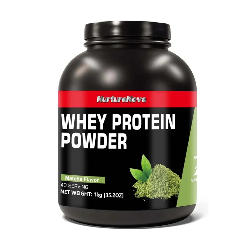 NurtureNova Whey Protein Powder 40 Servings Protein Drink Mix for Adults Chocolate Matcha Strawberry Flavor Daily Nutrition — image 9