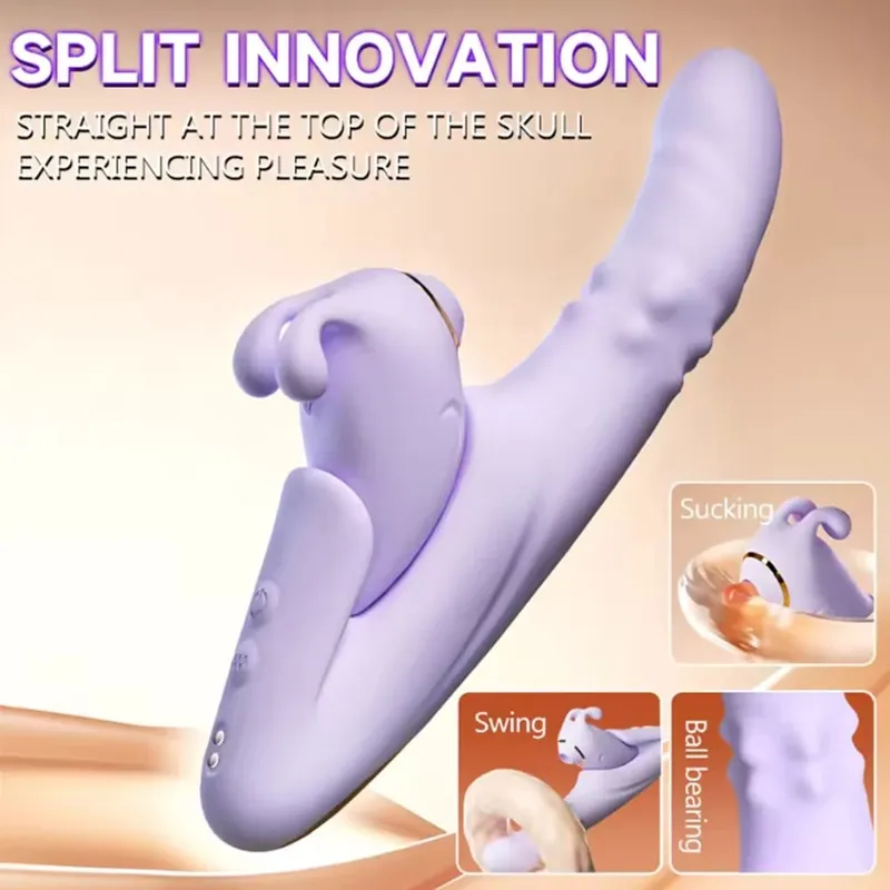 Vibromasseur à poussée détachable, stimulateur d'orgasme et de Clitoris, contrôle par application, 9 Modes de succion et 9 Modes télescopiques, jouets sexuels pour femmes — image 4