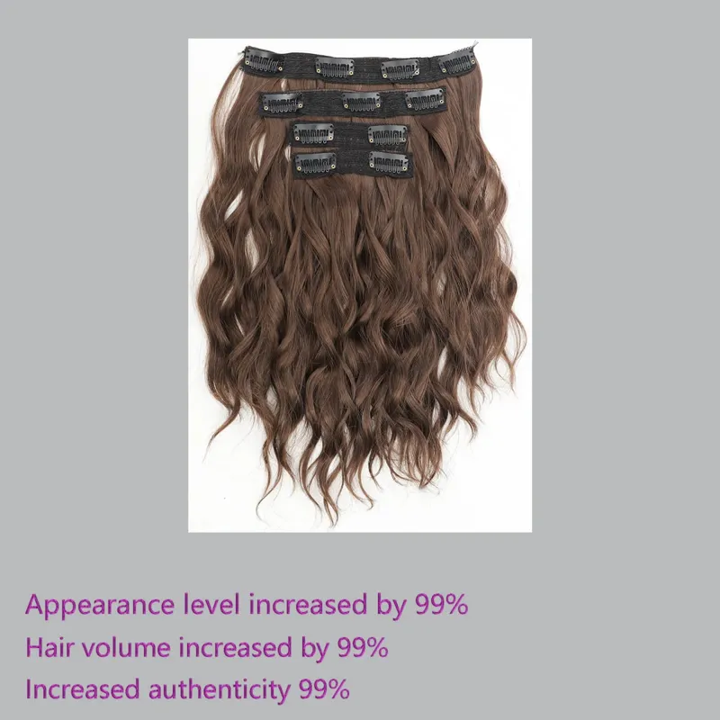 12 inch synthetic women's fashionable wave short roll hair extensions top of the hair extensions hair extensions ponytails — image 14