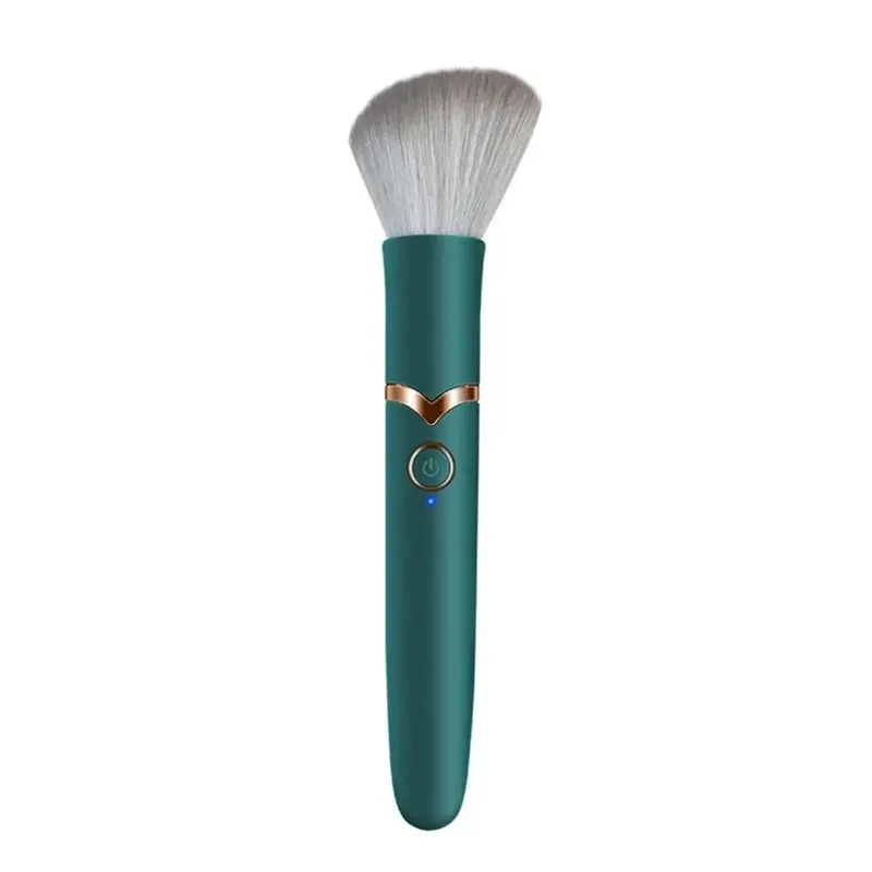 Novos pincéis de maquiagem elétricos vibratórios, pincel de blush, ferramenta de mistura de base impecável, massageador facial e produtos de beleza