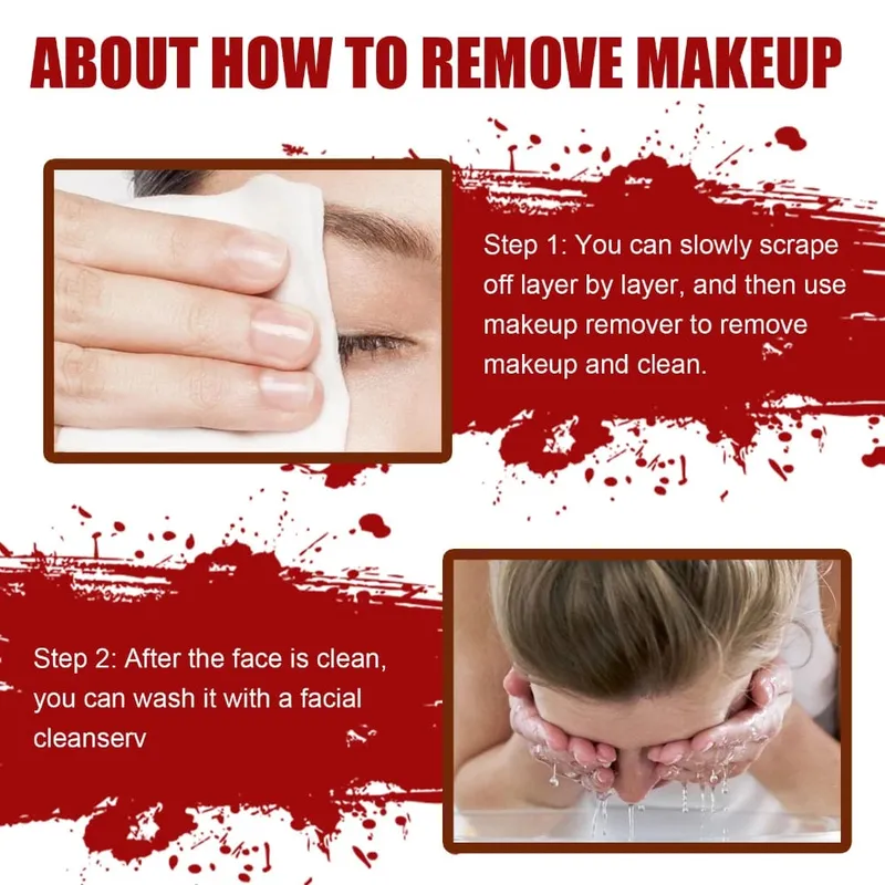 Halloween Face Painting Set Makeup Bag Special Effects Halloween Horror Cosplay Skin Wax Plasma Scar Painting Makeup Tools — image 5