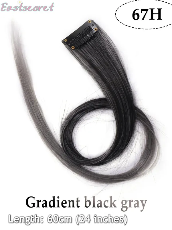 Long Straight Hair In Extensions Synthetic Clip In Hair Extensions for Women Halloween Christmas Party Cosplay Multiple Colors — image 38