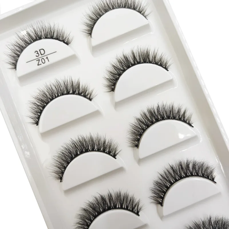 30 Style 5 Pairs Natural Eye Lashes Mink Lashes Handmade Fluffy Lashes 3D False Eyelashes Makeup Faux Cils Maquiagem Cilios — image 4